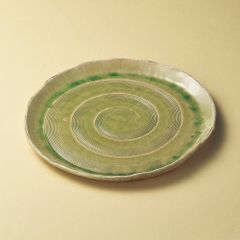 田中 大喜さん作 灰釉輪花銅鑼皿 - メルカリ