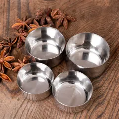 チャトニボウル4個セット　スパイスや薬味入れに　カレー小皿 / カレー 皿 カレー 小皿 カトリ カトゥリ