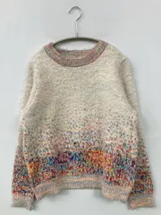 BEAMS HEART ニット/セーター その他 その他総柄 ミドル丈 長袖 クルーネック(丸首)