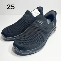 【未使用】スケッチャーズ スリップインズ GO WALK ARCH FIT 2.0 ブラック 25cm メッシュ