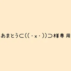 あまとう⊂((・x・))⊃様 リクエスト 4点 まとめ商品