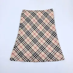 バーバリー ロンドン ノヴァチェック ウール スカート UK8