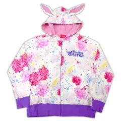 【中古】衣類 ミッキー＆ミニー うさみみパーカー ホワイト Lサイズ 「ディズニー・イースター2018」 東京ディズニーリゾート限定