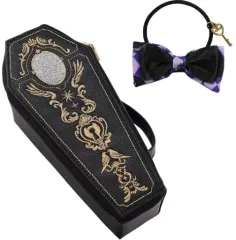 【中古】その他雑貨 ポムフィオーレ寮 棺型アクセサリーポーチ＆リボンゴムセット 「ディズニー ツイステッドワンダーランド」