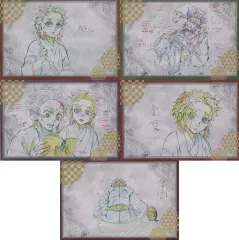 【中古】ポストカード 集合 ポストカードセットA(5枚組) 「鬼滅の刃 遊郭編×ufotable DINING 第1期」 お楽しみくじ景品