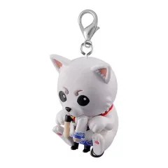 【中古】キーホルダー 定春(カニカンver.) 「銀魂 つまんでつなげてマスコット」