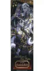 【中古】雑貨 白黒無常(謝必安＆范無咎) オリジナルクリアしおり 「Identity V 第五人格 常設カフェ(BUTLER’S CAFE) in SWEETS PARADISE 第5弾」 コラボフード・デザート注文特典