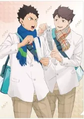 【中古】クリアファイル 2.及川徹＆岩泉一 A4クリアファイル 「ハイキュー!!」