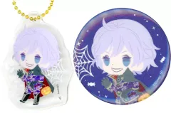 【中古】雑貨 エペル・フェルミエ アクリルキーホルダー＆缶バッジセット Halloween ver.2022 「ディズニー ツイステッドワンダーランド」