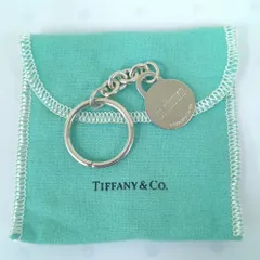 ティファニーリターン トゥ ティファニーラウンド タグ キーリング キーホルダー シルバー925