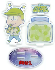 【中古】アクリルスタンド・アクリルパネル チョロ松 「おそ松さん×#推しとアメ ミニキャラアクリルスタンド」