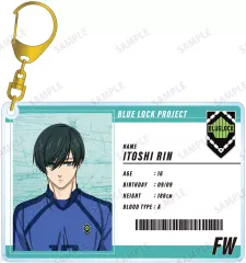 【中古】キーホルダー 糸師凛 選手カード風BIGアクリルキーホルダー 「ブルーロック」