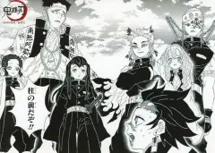 【中古】キャラカード 001.集合(柱の前だぞ!!) 原作ブロマイド 第3弾 「鬼滅の刃」 ジャンプショップ限定