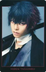 【中古】キャラカード 石川凌雅(肥前忠広) ランダムふぉとカード(戦闘ver.) Bver.(枠：黒) 「ミュージカル『刀剣乱舞』～坂龍飛騰～」