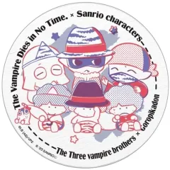 【中古】コースター 吸血鬼三兄弟×ゴロピカドン 白雲石吸水コースター 「吸血鬼すぐ死ぬ×サンリオキャラクターズ」