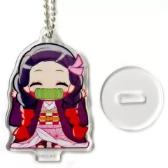 【中古】キーホルダー 竈門禰豆子 「鬼滅の刃 ここみえアクリルフィギュア 捌ノ型」