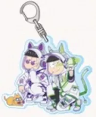 【中古】キーホルダー 一松＆チョロ松 「おそ松さん #推しとアメ ペアアクリルキーホルダー」