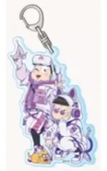 【中古】キーホルダー トド松＆一松 「おそ松さん #推しとアメ ペアアクリルキーホルダー」