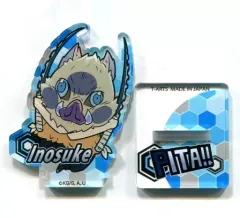 【中古】アクリルスタンド・アクリルパネル 嘴平伊之助(猪) 「鬼滅の刃 ぴた!でふぉめ アクリルスタンド vol.2」