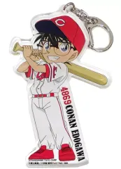 【中古】キーホルダー・マスコット(キャラクター) 江戸川コナン 2016 アクリルキーホルダー 「名探偵コナン×広島東洋カープ」