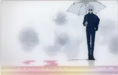 【中古】アクリルスタンド・アクリルパネル 五条悟(雨) 「呪術廻戦 懐玉・玉折 トレーディングアクリルブロック 場面写(ED)」