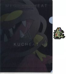 [중고] 상품 세트 메가쿠치토 / 메가방기라스 렌티큘러 클리어 파일 & 스티커 [이치 반 쿠지 Pokemon [메가 싱커]] H상
