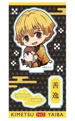 【中古】アクリルスタンド・アクリルパネル 我妻善逸 ぎゅぎゅっとアクリルフィギュア 「鬼滅の刃」