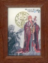 [중고] 잡화 나니 히카키 미니 액자 호일 프레스 프레임 [Thunderbolt Fantasy 동리 아유유키 2의 세계전] 상품 구입 특전