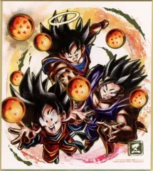 【中古】食玩 雑貨 14.孫悟空＆孫悟飯＆孫悟天 「ドラゴンボール 色紙ART RAGING」