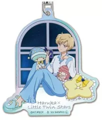 【中古】キーホルダー 07.天王はるか×リトルツインシスターズ アクリルキーホルダー オーロラTYPE 「美少女戦士セーラームーンシリーズ×サンリオキャラクターズ」