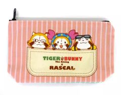 [중고] 가방 (캐릭터) 버나비 & 호랑이 토루 & 라이언 파우치 [극장판 TIGER & BUNNY-The Rising-×RASCAL] 프리미엄 반다이 한정