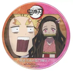 【中古】バッジ・ピンズ 竈門禰豆子＆我妻善逸 コンビ缶バッジ 「鬼滅の刃」 ufotableポイント交換景品