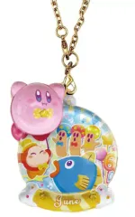 【中古】キーホルダー・マスコット(キャラクター) 6月 バースデーぷっクリアキーホルダー 「星のカービィ」