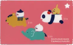 【中古】下敷き 集合(のりもの/ベンチ座り) A6変形下敷き3 「ちいかわ なんか小さくてかわいいやつ ちいかわワクワクゆうえんち」