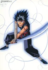 【中古】キャラカード 飛影(背景ホワイト) 「幽☆遊☆白書 フォトコレクション Cell 1/2」