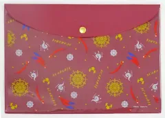 【中古】文房具その他 スカラビア寮 クリアファイルポーチ 「ディズニー ツイステッドワンダーランド POP UP SHOP in アニメイト」