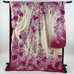 振袖 ラメ刺繍 金彩 銀通し 紋意匠 身丈167cm 撥水加工済 MO3763