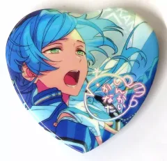 【中古】バッジ・ピンズ 深海奏汰(すくいのほしふるよる/開花後) 「あんさんぶるスターズ! 願望ホログラムハート缶バッジ 流星隊」 中国限定