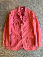 90s POLO Ralph Lauren コットン テーラードジャケット 希少 ピンク