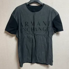 ARMANI EXCHANGE アルマーニ エクスチェンジ ブラック 半袖 Tシャツ (M)