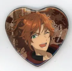 【中古】バッジ・ピンズ 三毛縞斑 「あんさんぶるスターズ! Starry Stage 3rd ハート型グリッター缶バッジ」