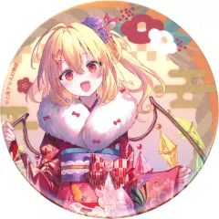 【中古】バッジ・ビンズ フランドール・スカーレット(描き下ろし) 缶バッジ 「東方project ラッキー缶バッジBOX vol.2」