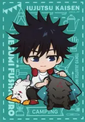 【中古】キャラカード 伏黒恵 ブロマイド 「まるくじ 呪術廻戦 Let’s Go Camping!」 くじ5個購入特典