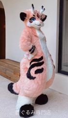 ハンドメイド リアル 虎 着ぐるみ ケモノ マスク コスプレ 一式 - メルカリ