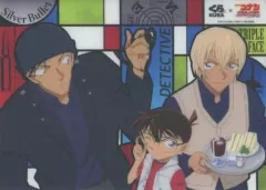 【中古】下敷き 江戸川コナン＆赤井秀一＆安室透 A4下敷き 「無添くら寿司×劇場版 名探偵コナン 緋色の弾丸」 くら寿司アプリ・Twitterフォロワー限定特典 第2弾