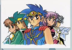 【中古】クリアファイル 集合(グリーン) A4クリアファイル B 「ドラゴンクエスト ダイの大冒険展～勇者の軌跡 いざ最終決戦へ～」