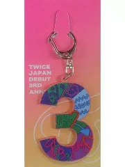 【中古】雑貨 モモ ラバーキーホルダー 「TWICE JAPAN DEBUT 3rd Anniversary」