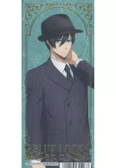 【中古】ブックカバー・栞 糸師凛 箔押ししおり 「ブルーロック 第2期放送記念 英国紳士フェア in アニメイト」 対象商品購入特典 第2弾
