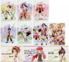 [중고] 잡화 전 10 종 세트 일러스트 보드 [이치 반 쿠지 SHAMAN KING] D 상