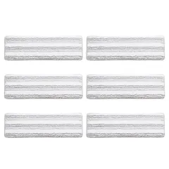 【新品】 TANGKULA フロアワイパー替え布6枚 フローリング タイル 床掃除 お手軽 家庭用 業務用 (モップ替え) 0